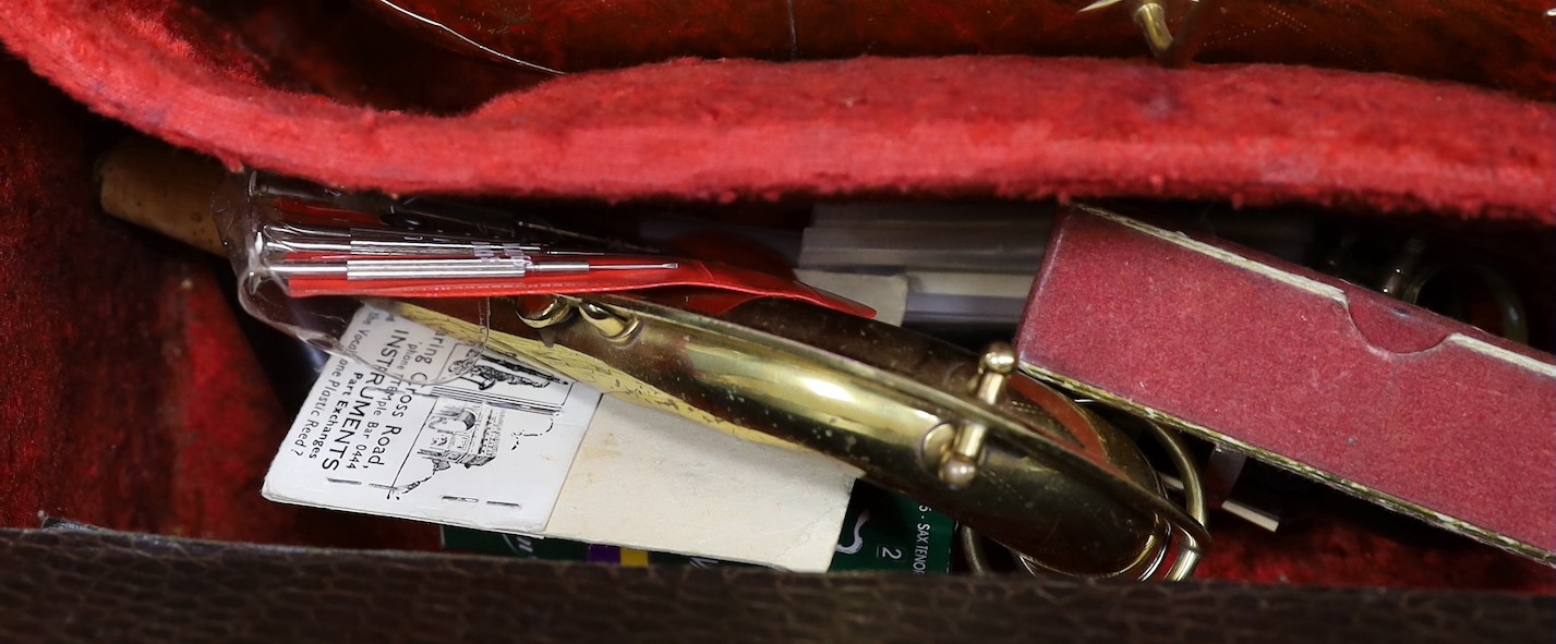 A cased Selmer Pennsylvania special tenor saxophone
